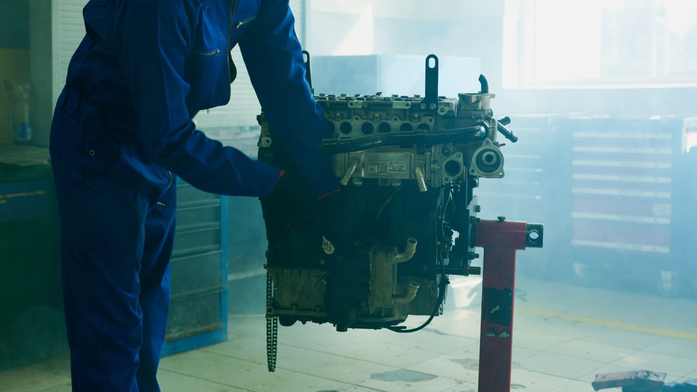 Motore pronto per la consegna